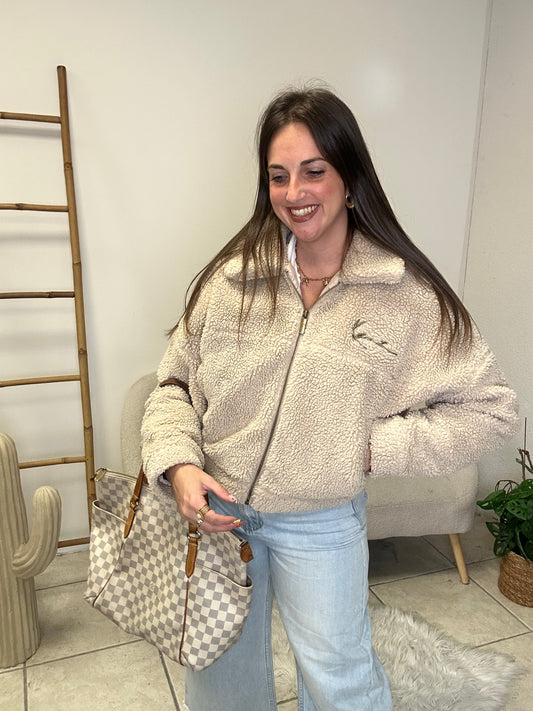 Veste beige taille S