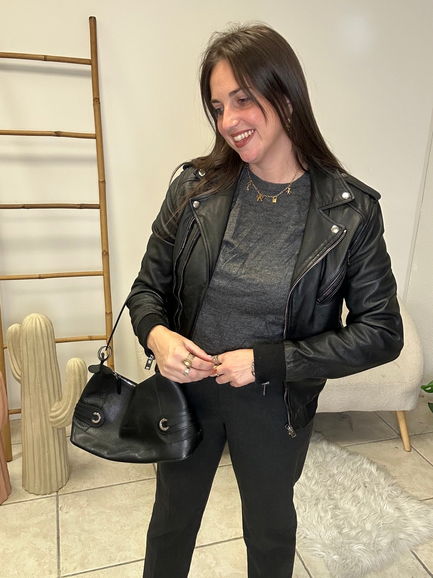 Perfecto en cuir The Kooples taille S